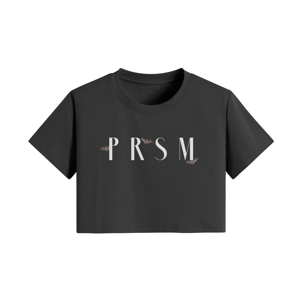 P R S M  "Bats" Crop Top